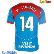 Atletico Madrid Marcos Llorente #14 Replica Third Shirt Ladies 2025-26 Short Sleeve